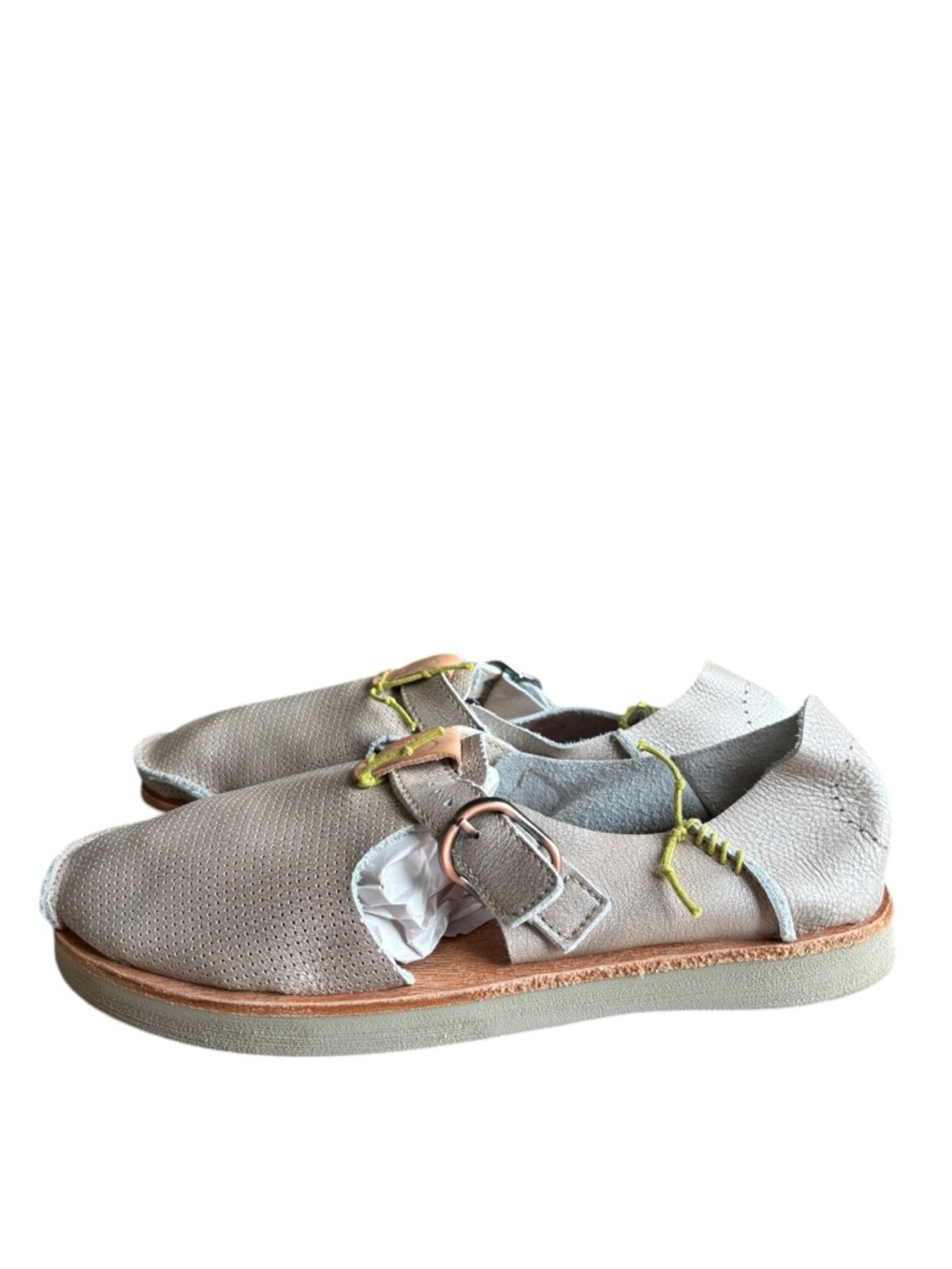 Satorisan Benirras Slip-on Sandal/Sneaker in beige metallic beige size 42/US10 - Picture 3 of 8